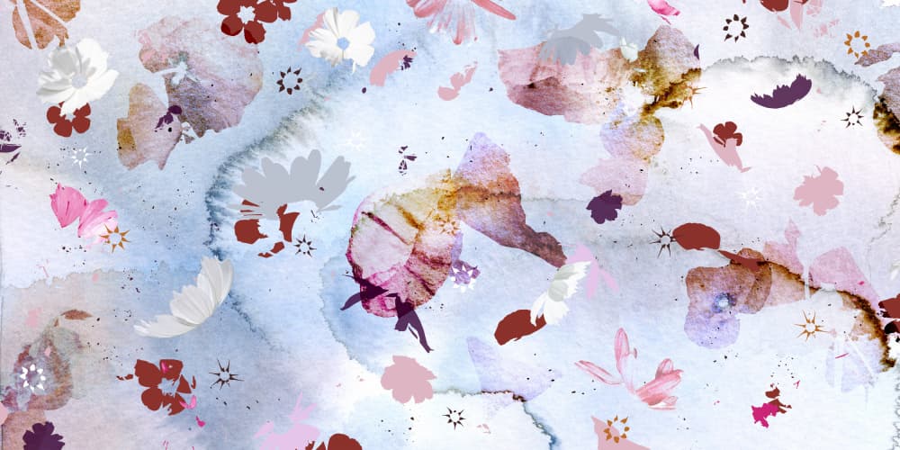 Watercolor Floral Dream by Miriam Stayte — canvas wall art