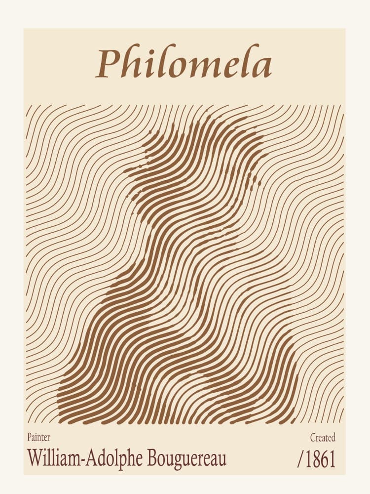 Wavy Line Portrait by Doa Project — canvas wall art
