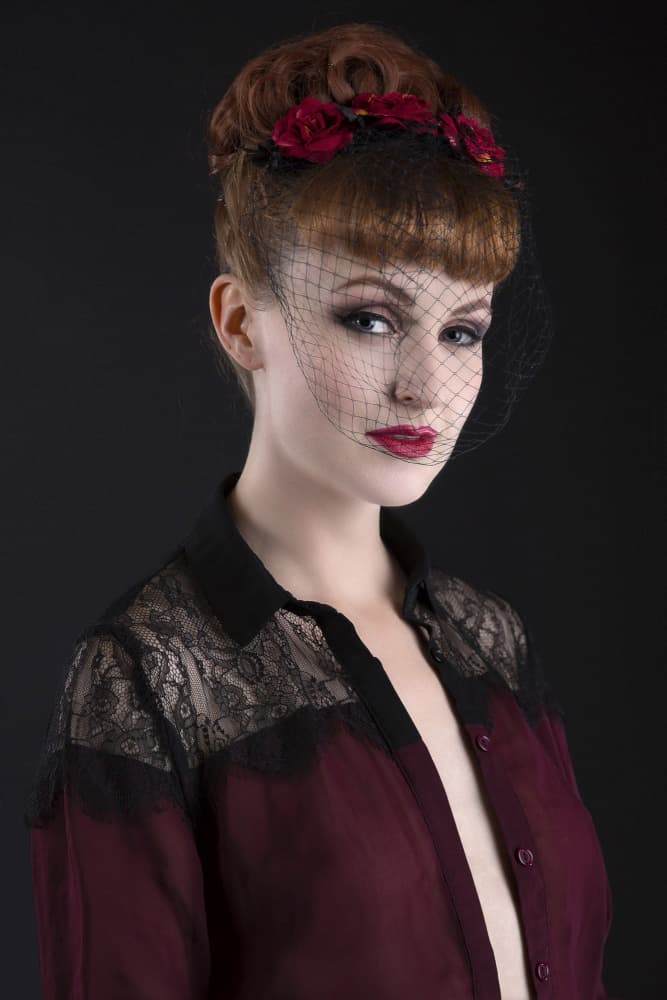Elegant Rose Veil by Jan Slotboom — canvas wall art