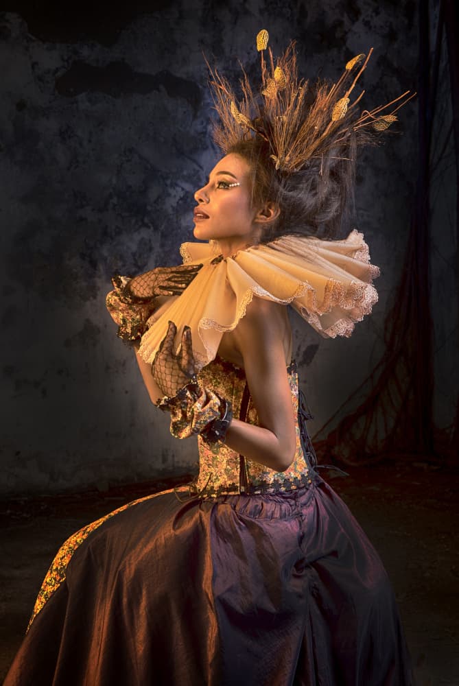 Regal Fantasy Portrait by Angela Muliani Hartojo — canvas wall art