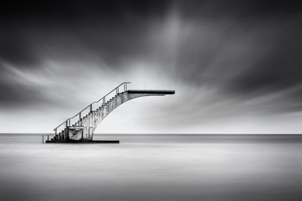 Ocean Diving Platform by George Digalakis — canvas wall art