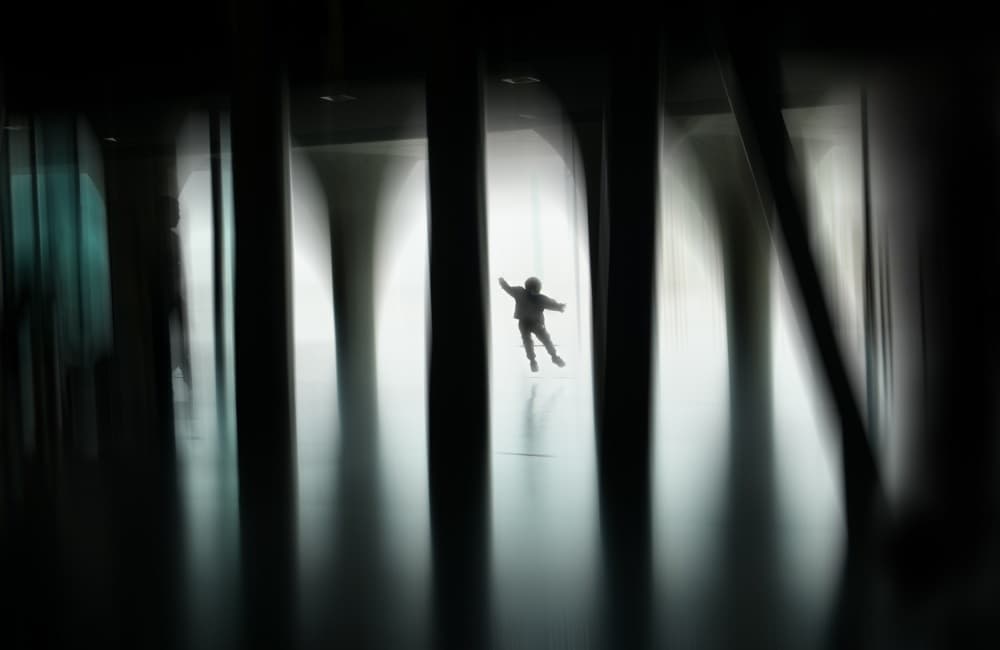 Floating Figure in Light by Vito Guarino — canvas wall art