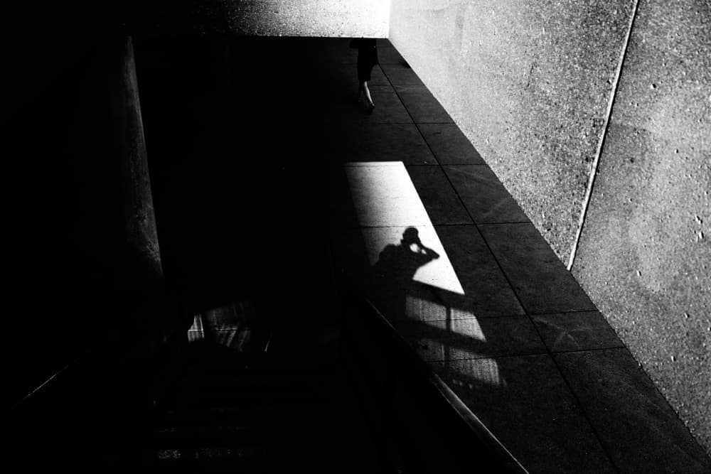 Urban Shadow Play by Jian Wang — canvas wall art