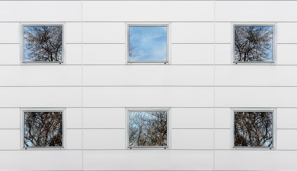 Modern Window Reflections by George Digalakis — canvas wall art