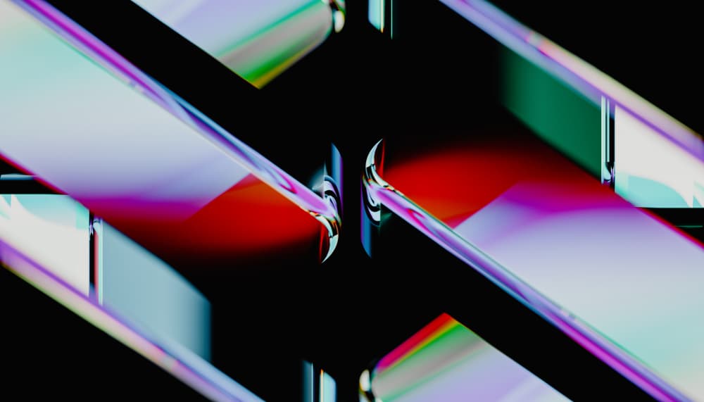 Vibrant Geometric Light by Javier Pardina — canvas wall art