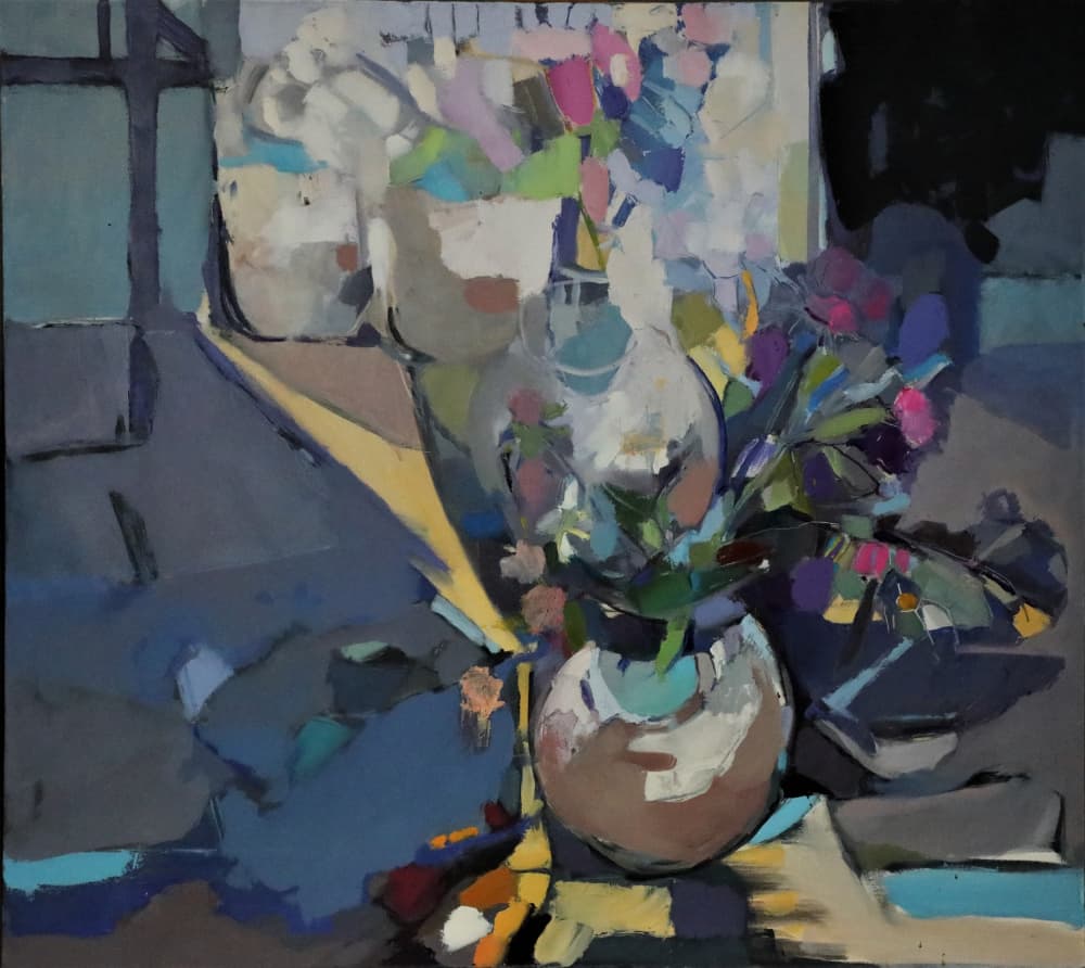 Vibrant Floral Still Life by Elena Shraibman — canvas wall art