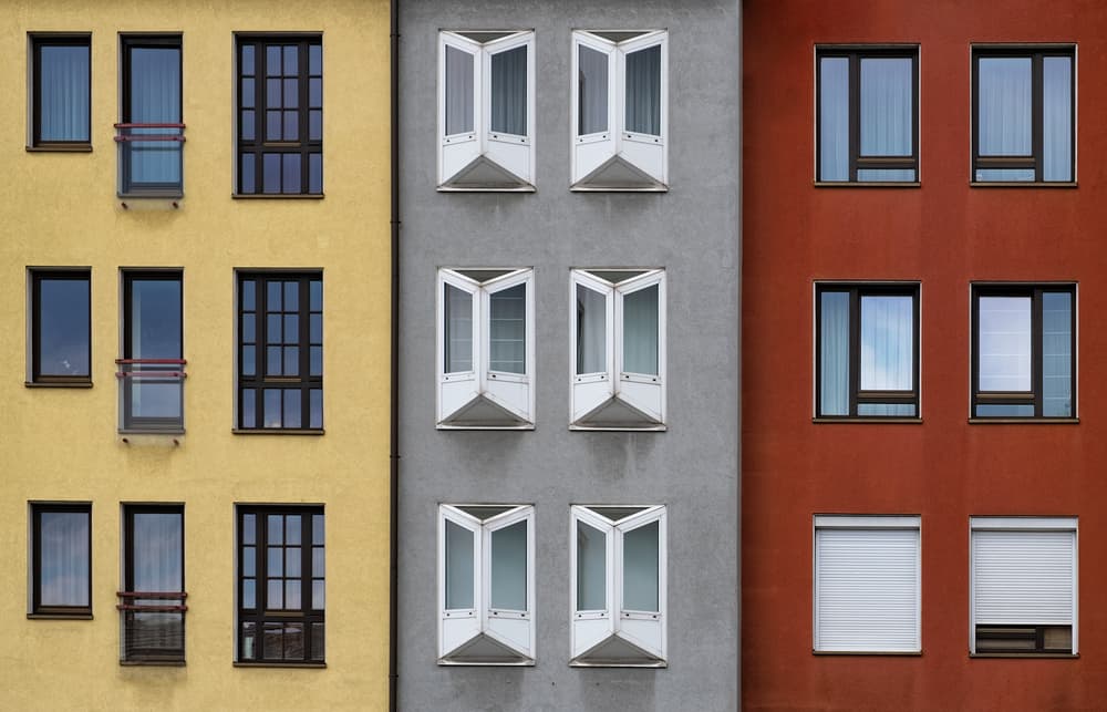 Architectural Color Blocks by Carlos Costa — canvas wall art
