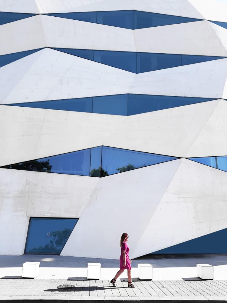 Urban Geometry Walk by Jorge Pimenta — canvas wall art
