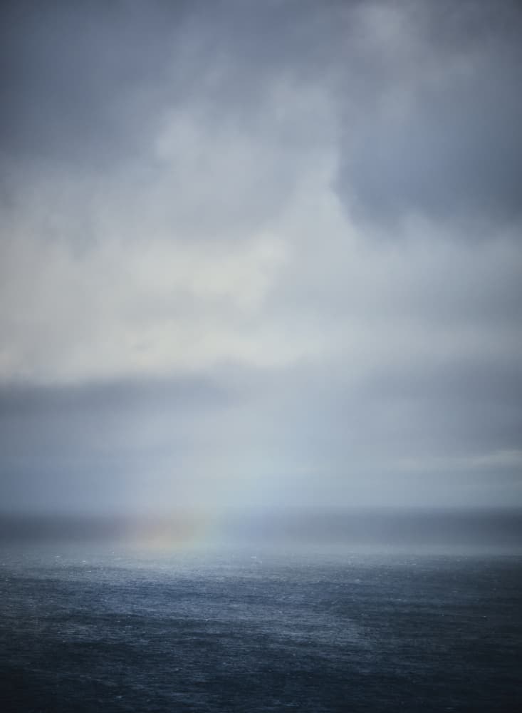 Misty Ocean Rainbow by Hamed Bank — canvas wall art