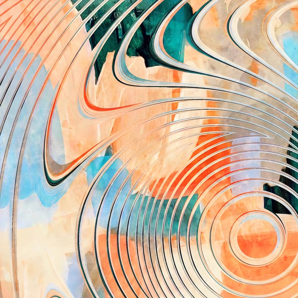 Amplified Frequencies by Alpenglow Workshop — canvas wall art