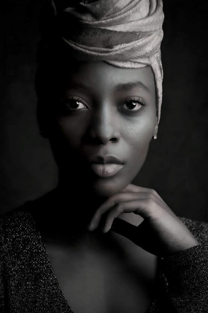 Elegant Woman Gaze by Ruth Franke — canvas wall art