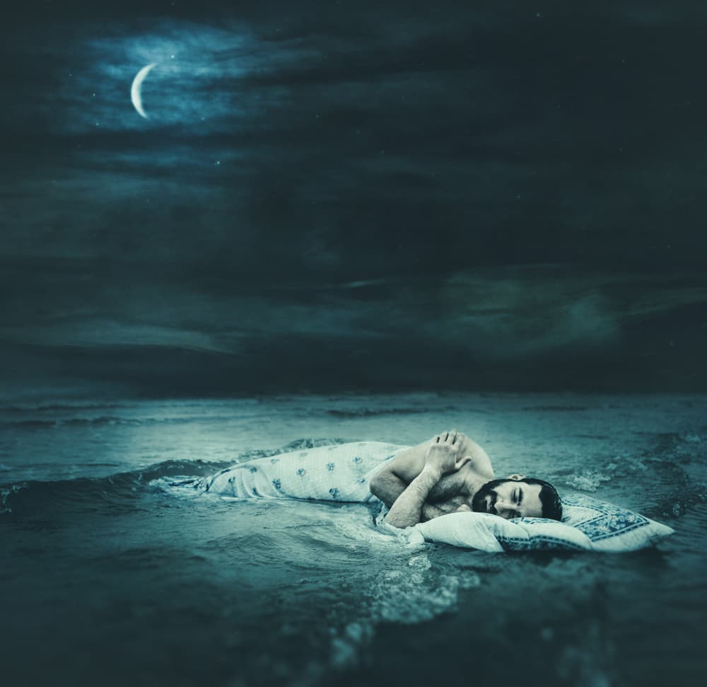 Moonlit Ocean Dream by Magdalena Russocka — canvas wall art