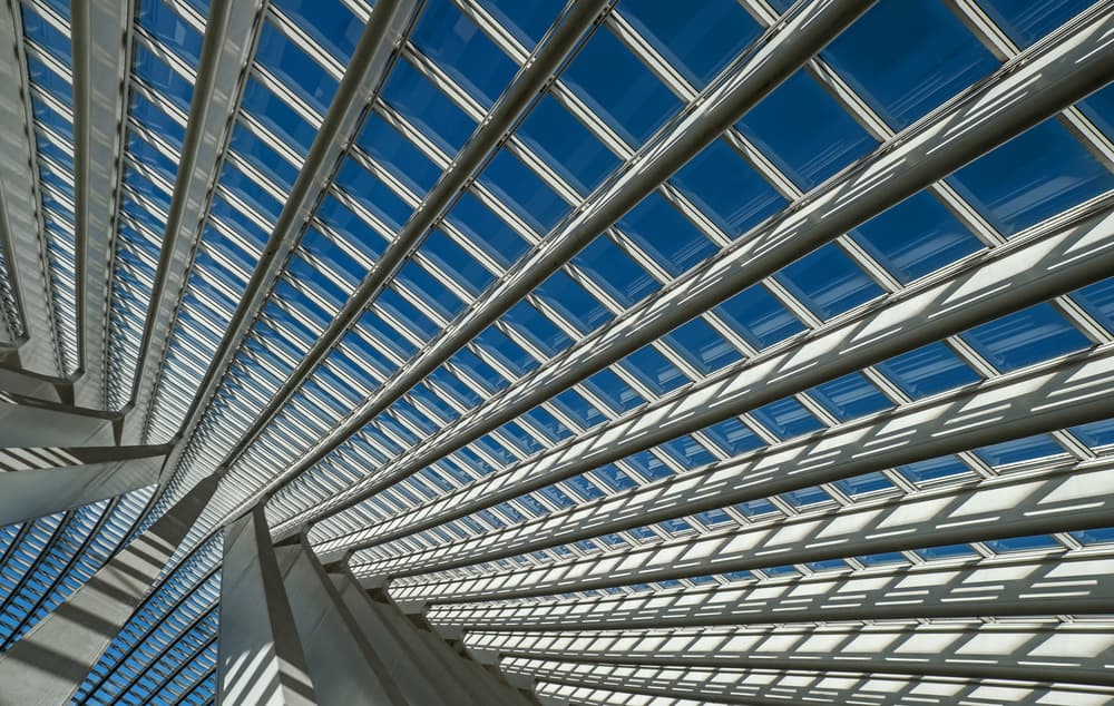 Architectural Lines Skyward by Lus Joosten — canvas wall art