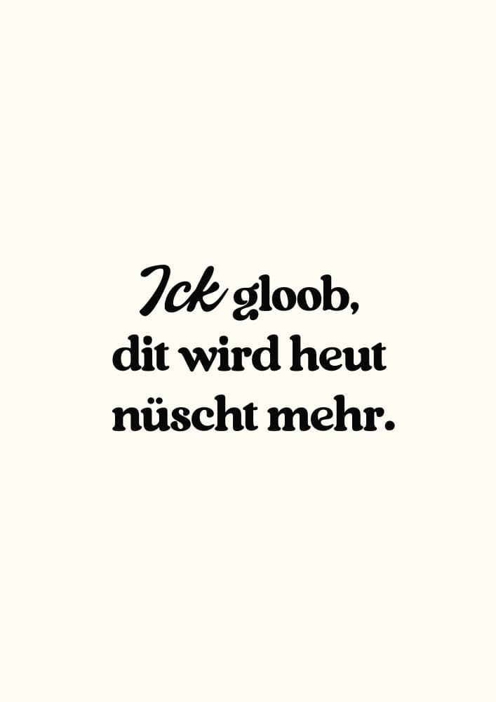 Ickgloobditwirdheut by Treechild — canvas wall art