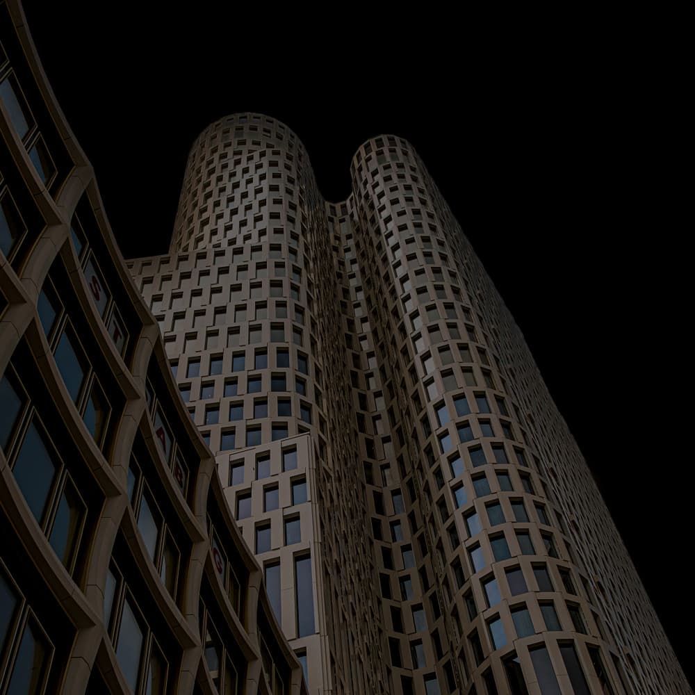 Urban Architectural Curves by Branko Markovic — canvas wall art
