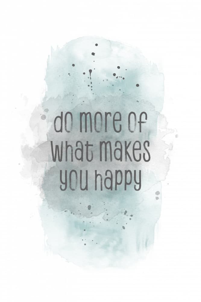 Do More Happiness Quote by Melanie Viola — canvas wall art