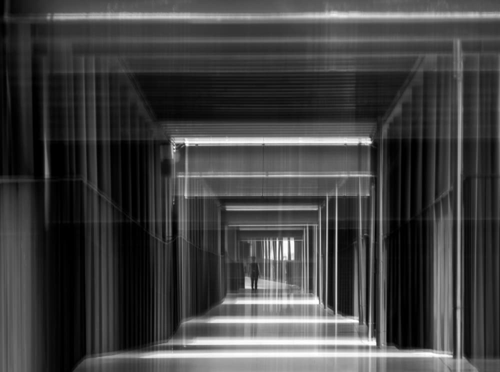Deep Corridor Perspective by HAN dong hee — canvas wall art