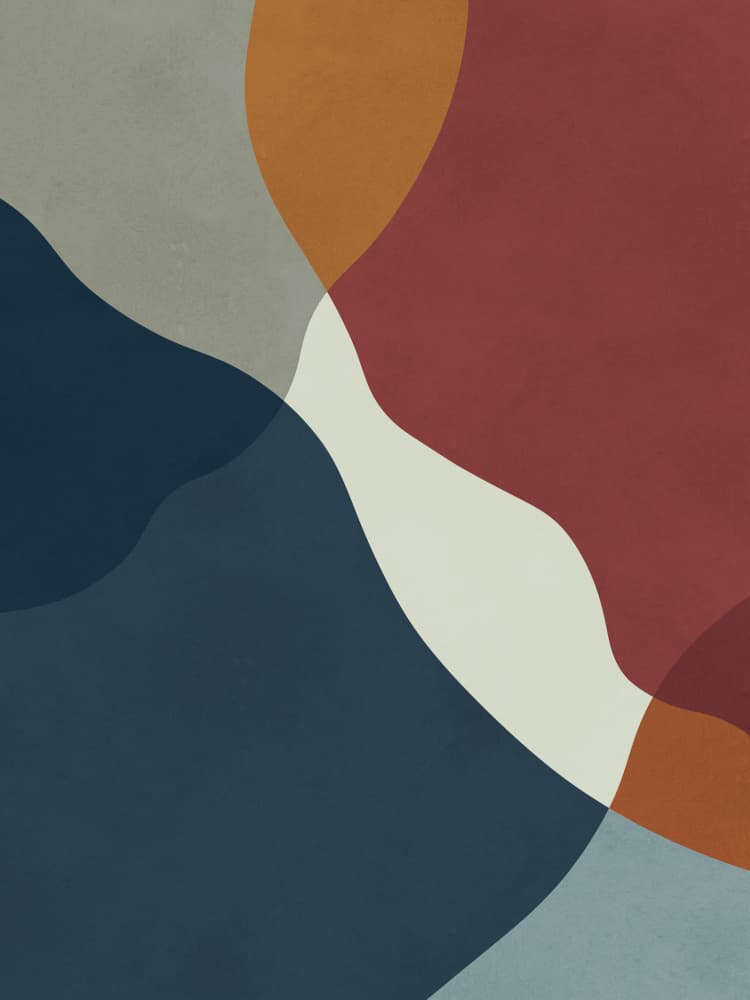 Warm Organic Flow by Vitor Costa — canvas wall art