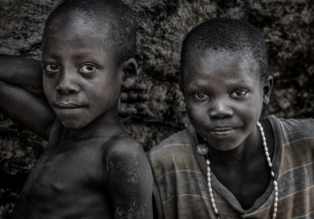 Young African Gaze by Joxe Inazio Kuesta Garmendia — canvas wall art