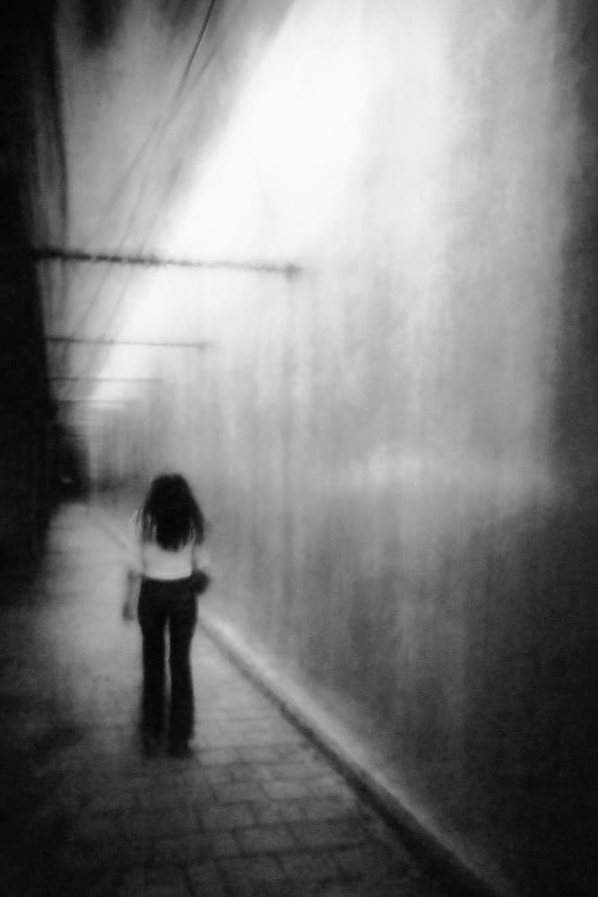 Lonely Walk to Light by Parole Kim — canvas wall art