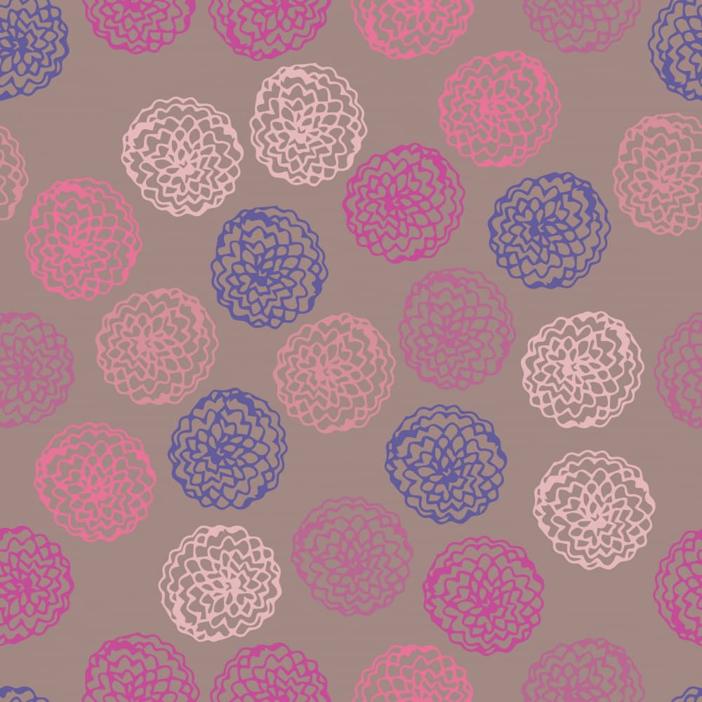 Soft Floral Pattern by Yvonne Gustafsson — canvas wall art