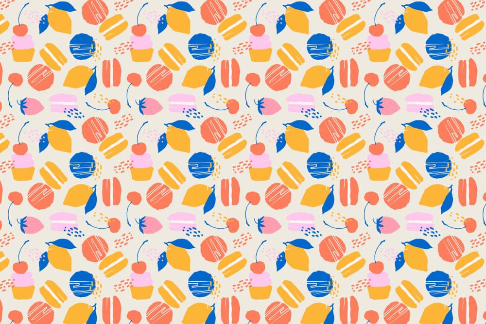 Foodpatternno14 by Treechild — canvas wall art