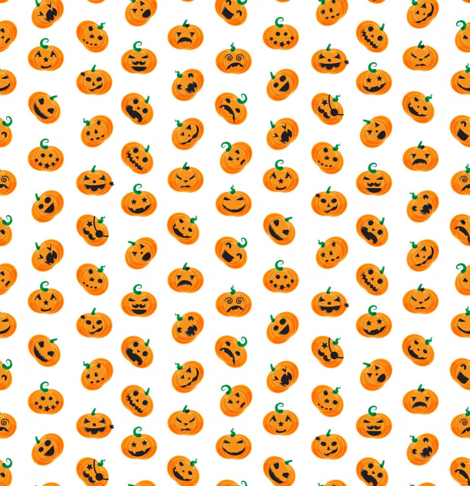Cute Halloween Pumpkins by Marika Barsrsind β canvas wall art