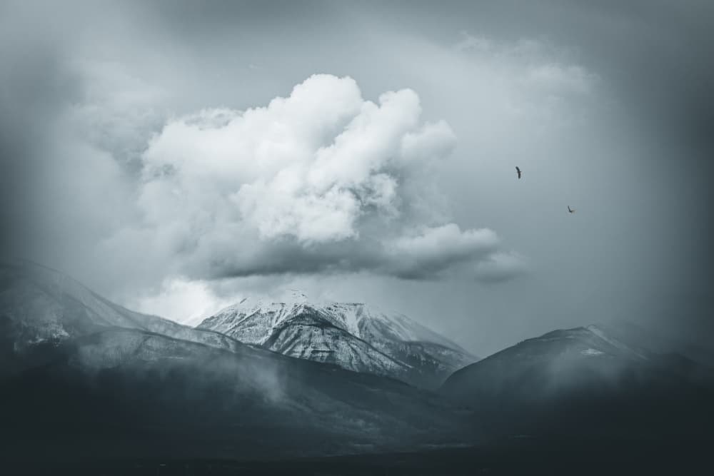 Misty Mountain Majesty by Alex Zhao — canvas wall art