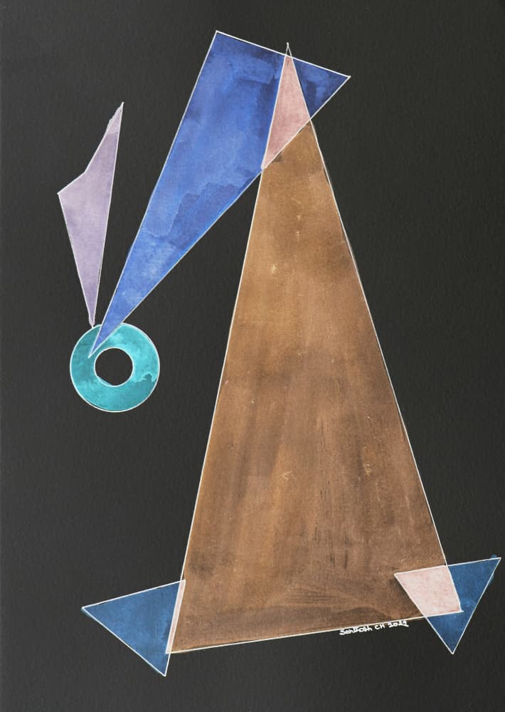 Forms of Art 54 by Santhosh ch — canvas wall art