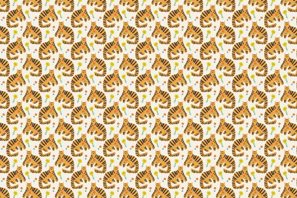 Tigerpatternno11 by Treechild — canvas wall art