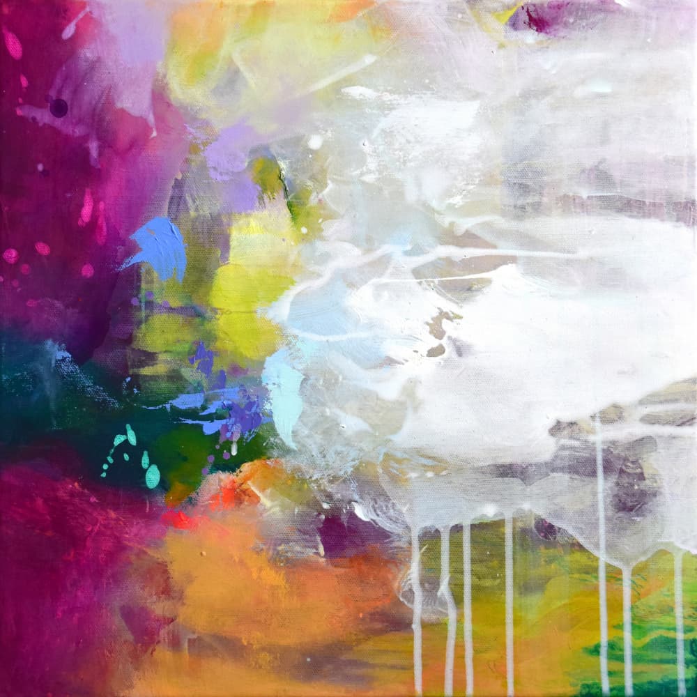 Vibrant Abstract Flow by Kirsten Handelmann — canvas wall art