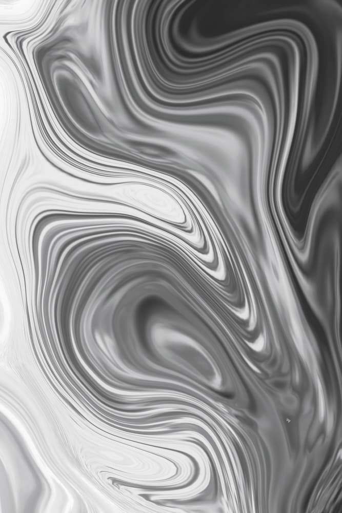 Fluid Grey Marble by Martina — canvas wall art