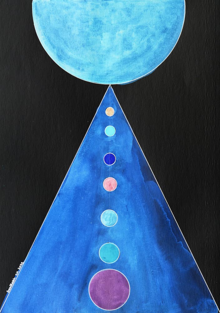 Cosmic Energy Balance by Santhosh ch — canvas wall art
