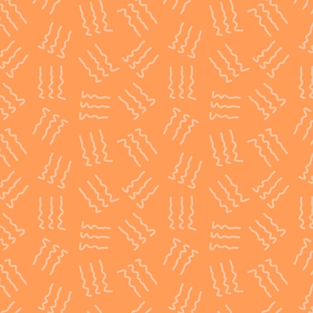 Abstract Orange Wavy Pattern by Michele Channell — canvas wall art