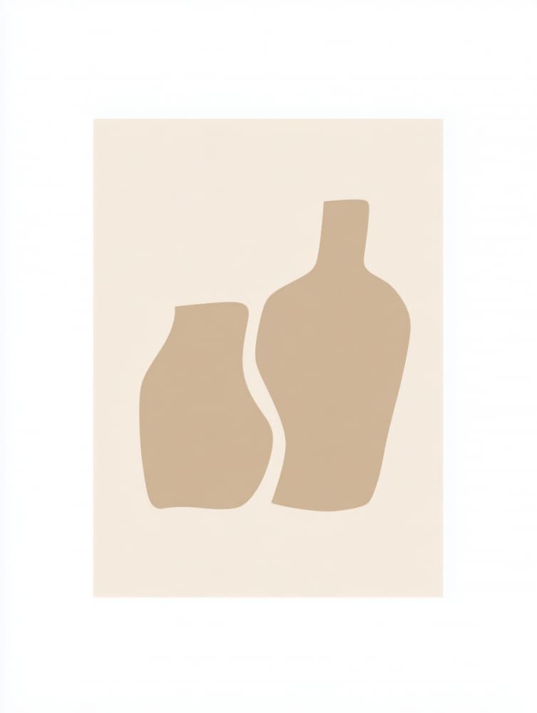 Minimalist Organic Shapes by Imaginative — canvas wall art