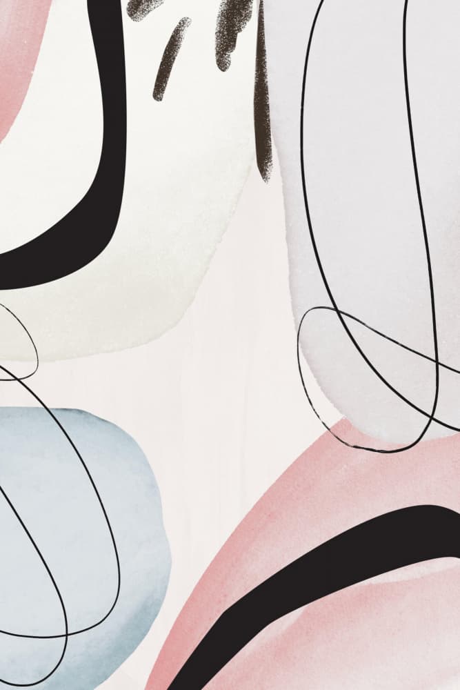 Soft Organic Abstraction by Sally Ann Moss — canvas wall art