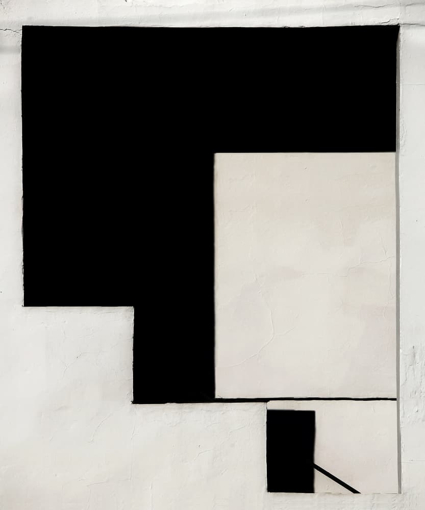 Black And White Geometric by Anna Niemiec — canvas wall art