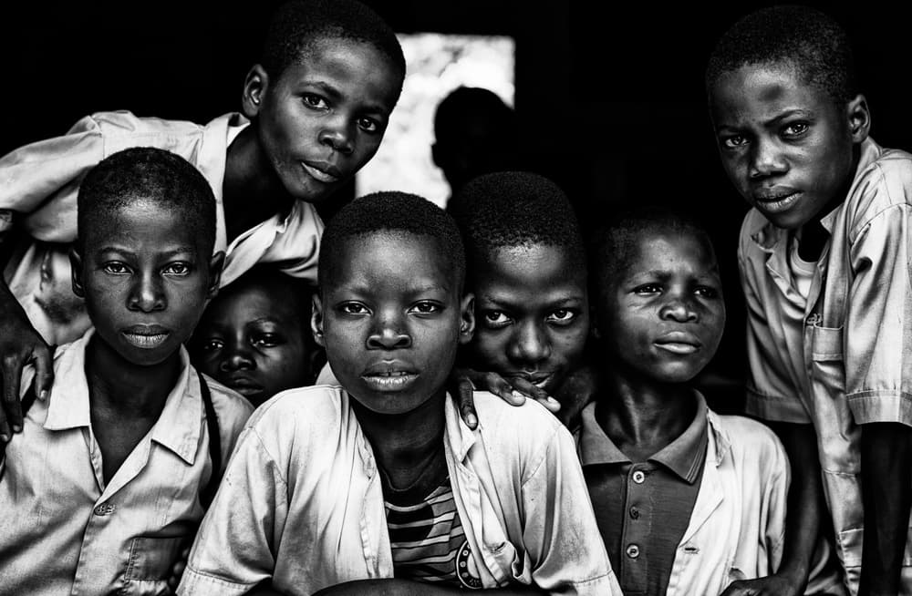 African Youth Portrait by Joxe Inazio Kuesta Garmendia — canvas wall art