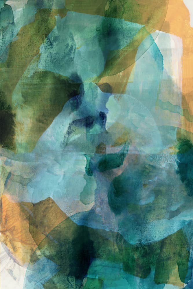 Serene Organic Flow by cartissi — canvas wall art