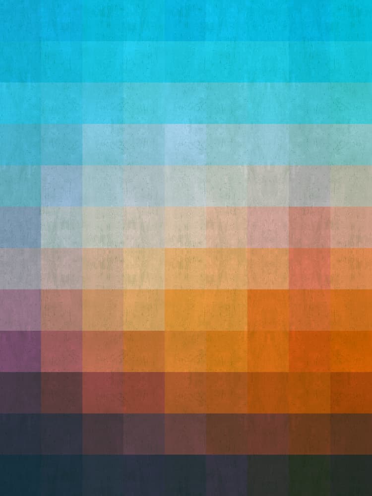 Abstract Color Horizon by Vitor Costa — canvas wall art