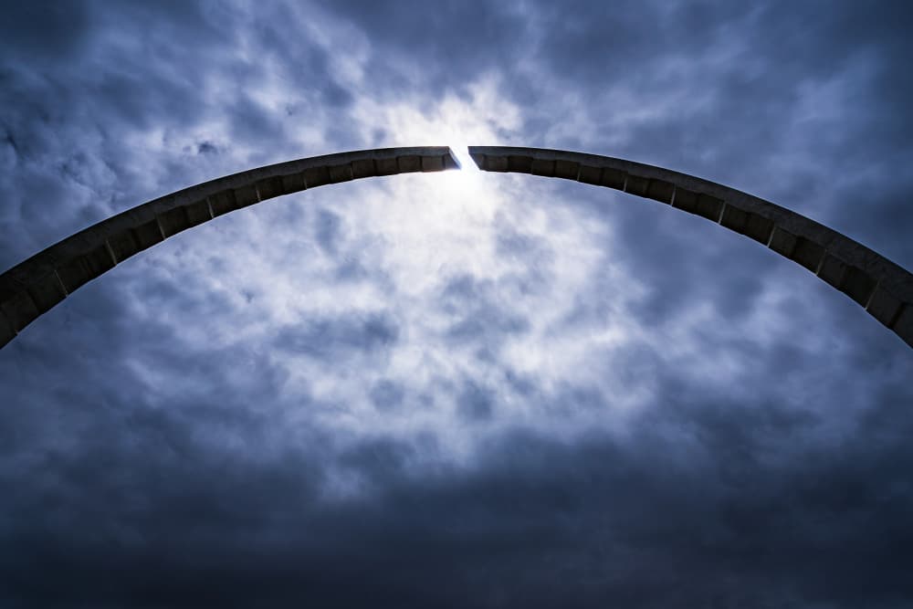 Arch of Celestial Light by Satoshi Hatsumori — canvas wall art