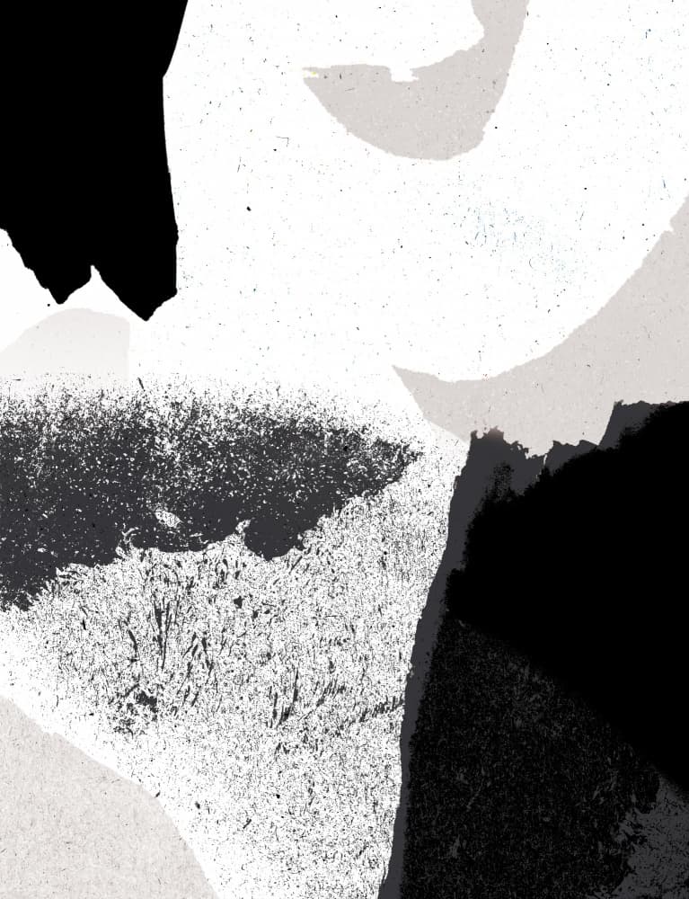 Bold Abstract Shapes by Aylin Demir — canvas wall art