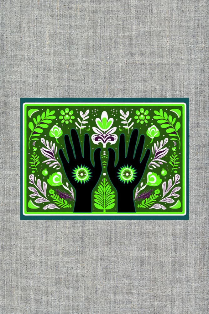 Folk Art Print : Mystic Fortunes 14 by casa cartissi — canvas wall art