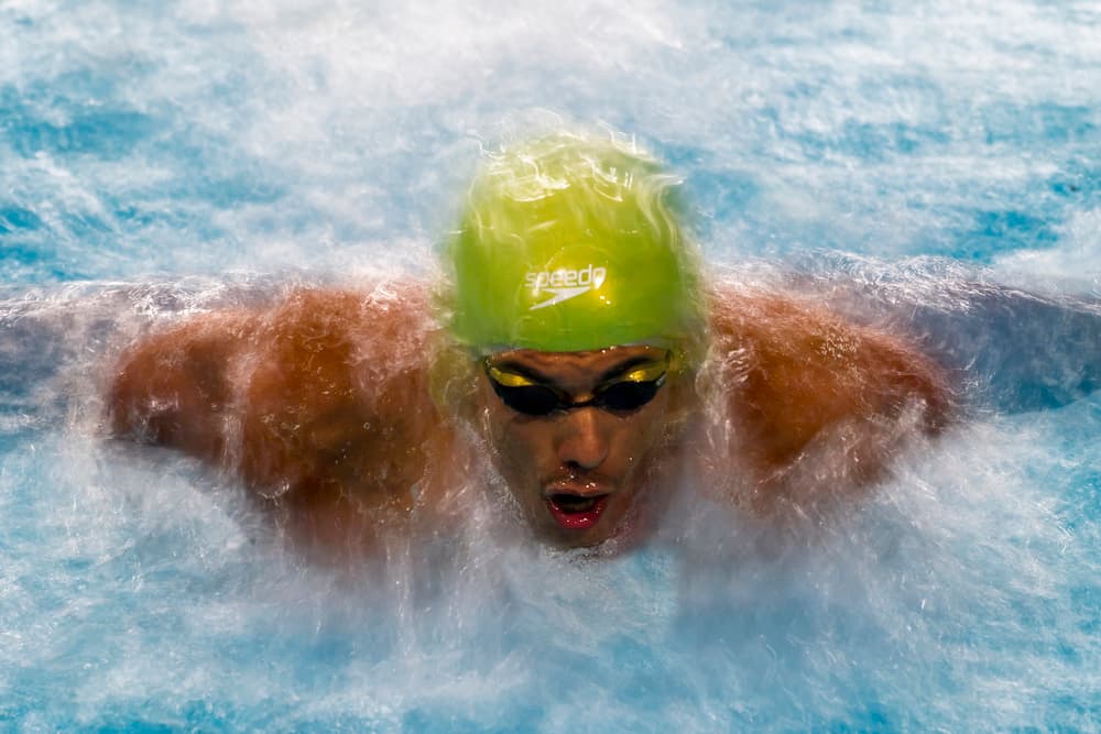 Dynamic Swimmer by Milan Malovrh — canvas wall art