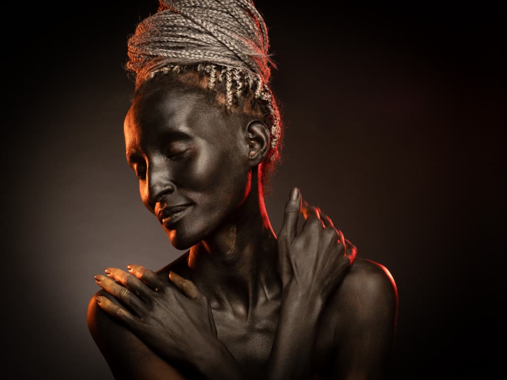 Braided Beauty Illuminated by Svetlana Kirzh — canvas wall art