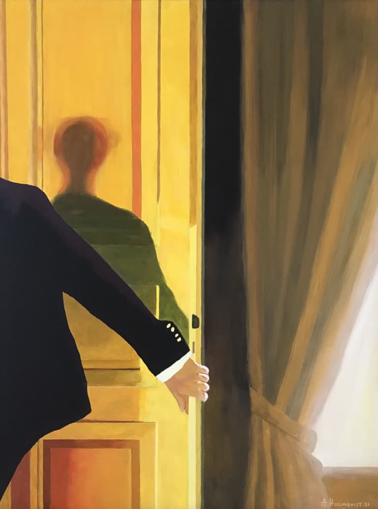 Golden Doorway Mystery by Borgenhag Holmqvist — canvas wall art