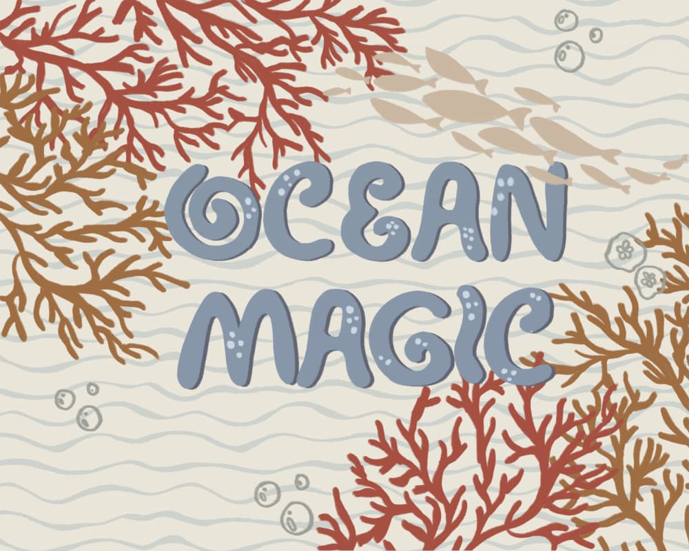 Ocean Magic by Radhika Modi — canvas wall art