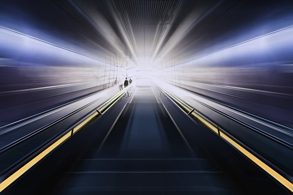 Moving Towards Light by Erhard Batzdorf — canvas wall art