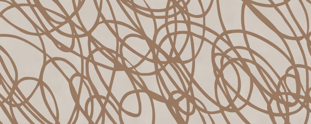 Flowing Doodle Pattern by Vitor Costa — canvas wall art