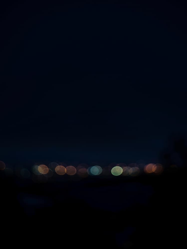 Blurred Night Lights by Shot by Clint — canvas wall art
